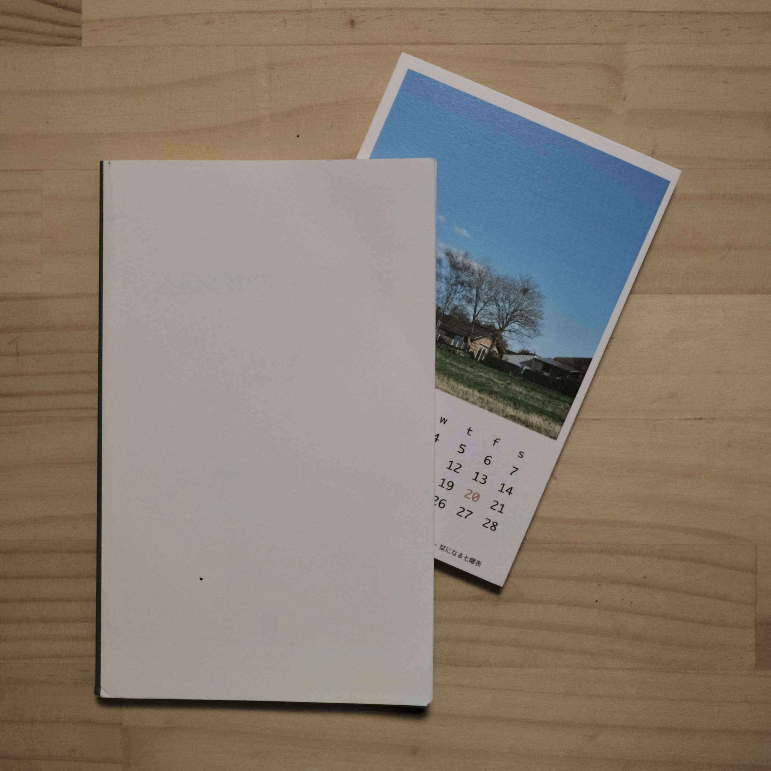 栞になる七曜表二〇二六 / Bookmark Calendar 2026